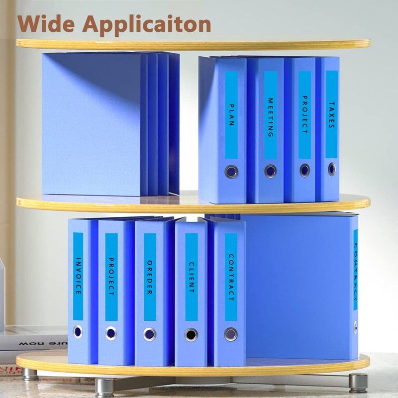 Hehua Tze Tz Tape 12mm 0.47 Laminated Blue Tape Compatible for Brother P-Touch TZe-531 TZe531 TZ-531 TZ531 Tape for Ptouch PT D210 D200 D210 D610 H110  1/2'' x 26.2ft Black on Blue  3 Pack - Image 3
